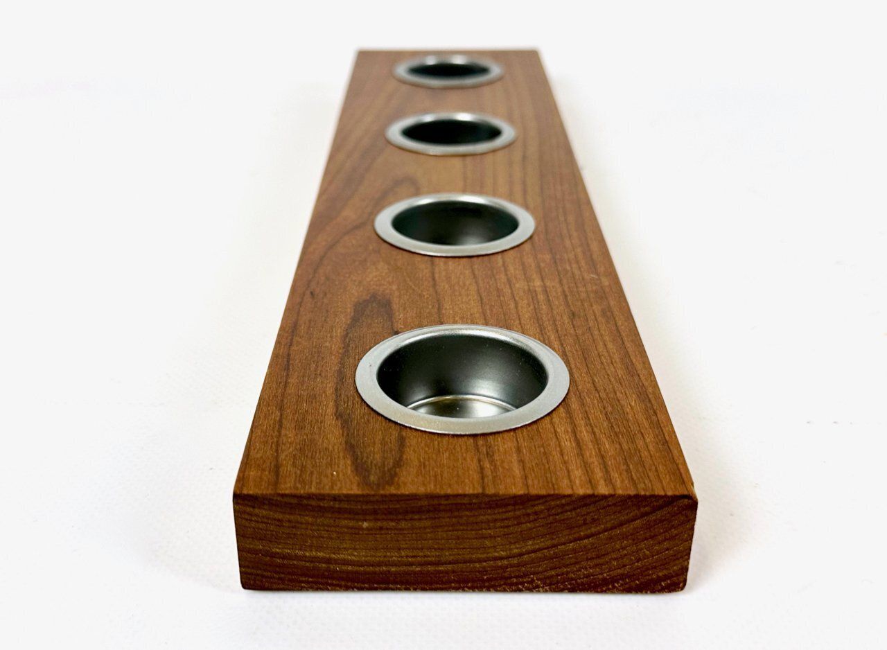 Mid Century Modern Teak Candleholder By Esko Saarinen, 1960s photo Home Decor