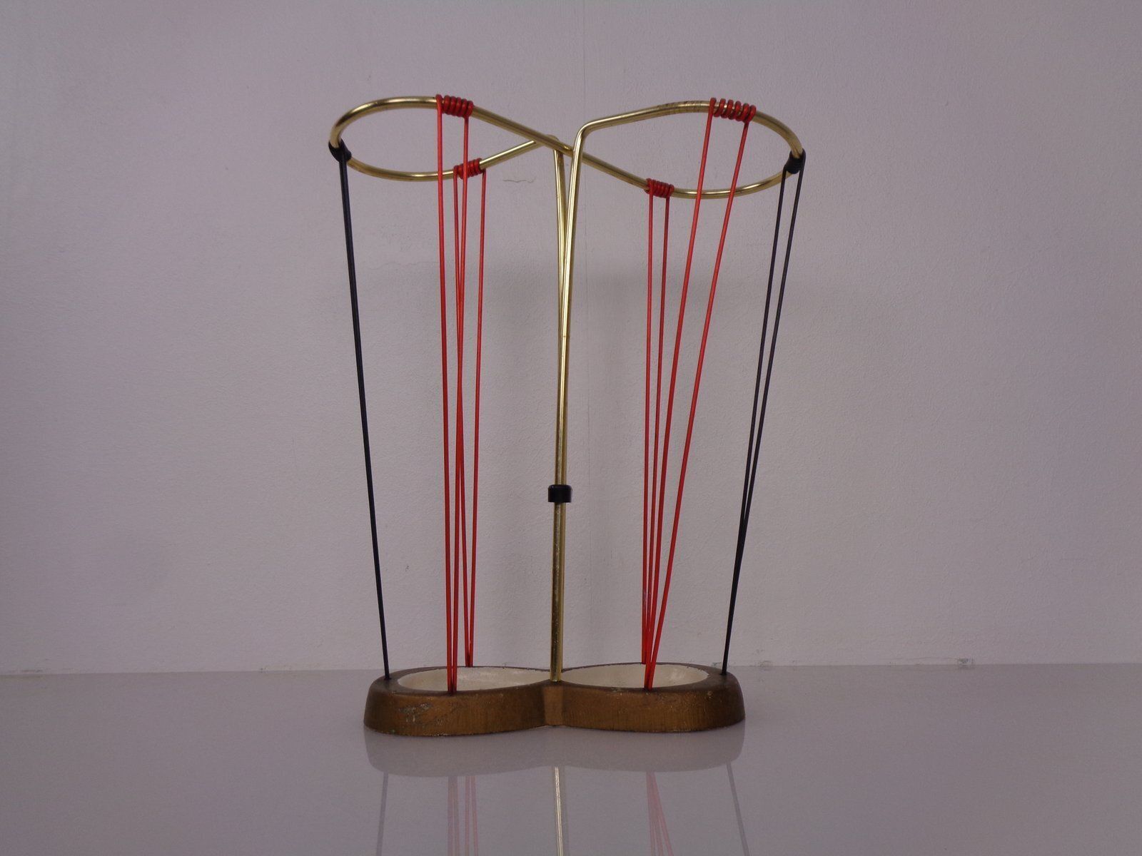 Mid Century Modern String Umbrella Stand, Germany, 1950s photo furniture