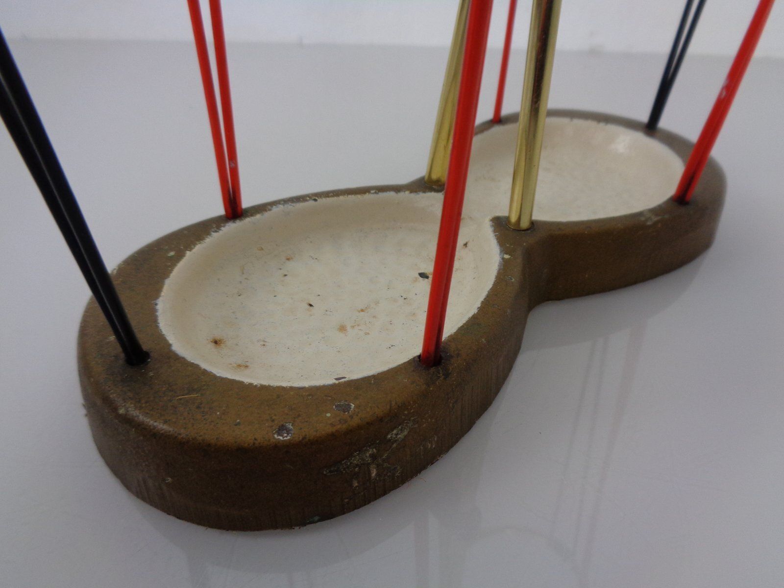 photo vintage Mid Century Modern String Umbrella Stand, Germany, 1950s