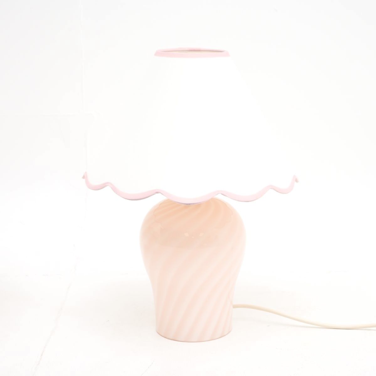 Pair Of Vintage Italian Murano Glass Table Lamps By Da Vinci photo Lighting