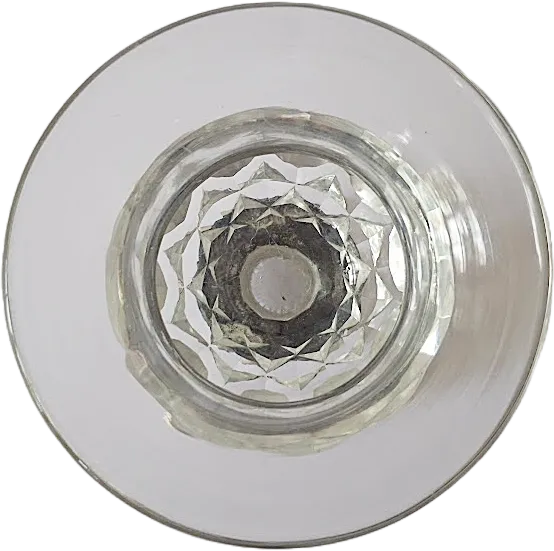 Silver And Cut Glass Salt Cellar From The Early 19th Century, Antique photo Lighting