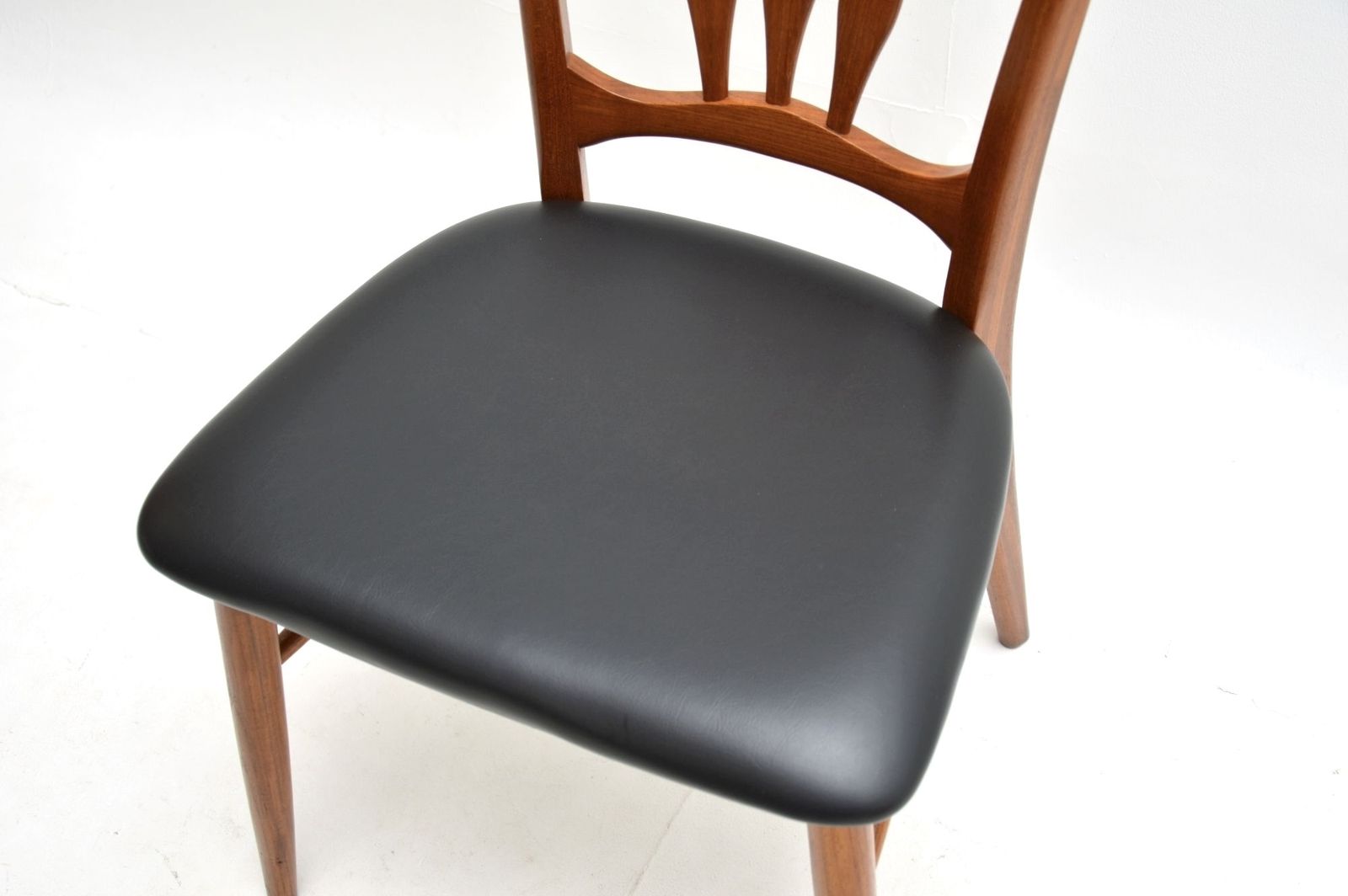 Set Of Six Danish Teak ‘Ingrid’ Dining Chairs By Niels Koefoed photo vinterior