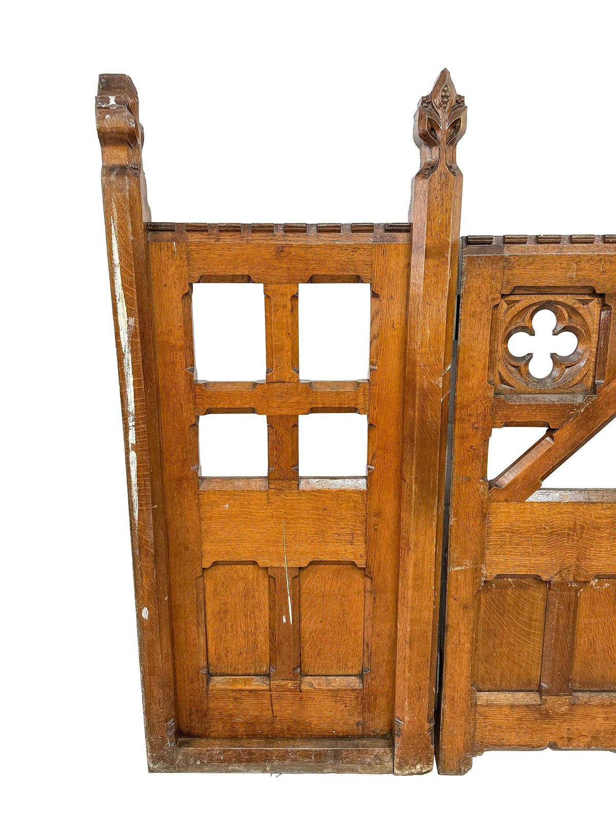 Victorian Gates & Panels Gothic Revival Altar Communion Confession Rail  19th Century Antique. photo furniture