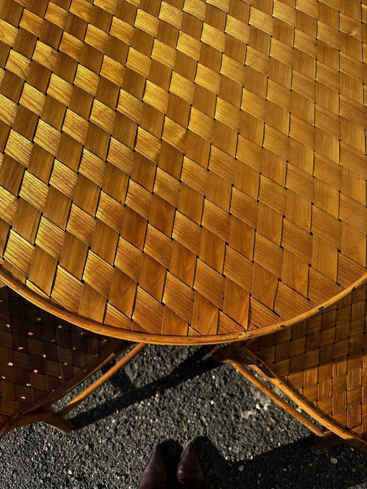 Rattan And Chestnut Living Room Set photo for sale