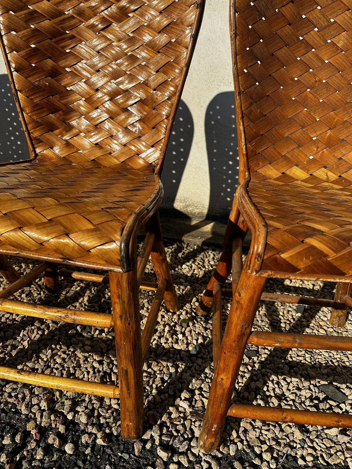 775.0 Rattan And Chestnut Living Room Set photo