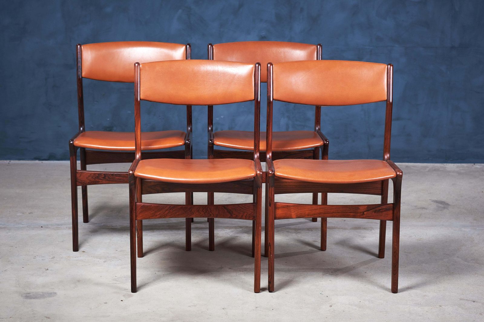 Rosewood Dining Chairs By Nova, Denmark, 1960s, Set Of 4 photo for sale