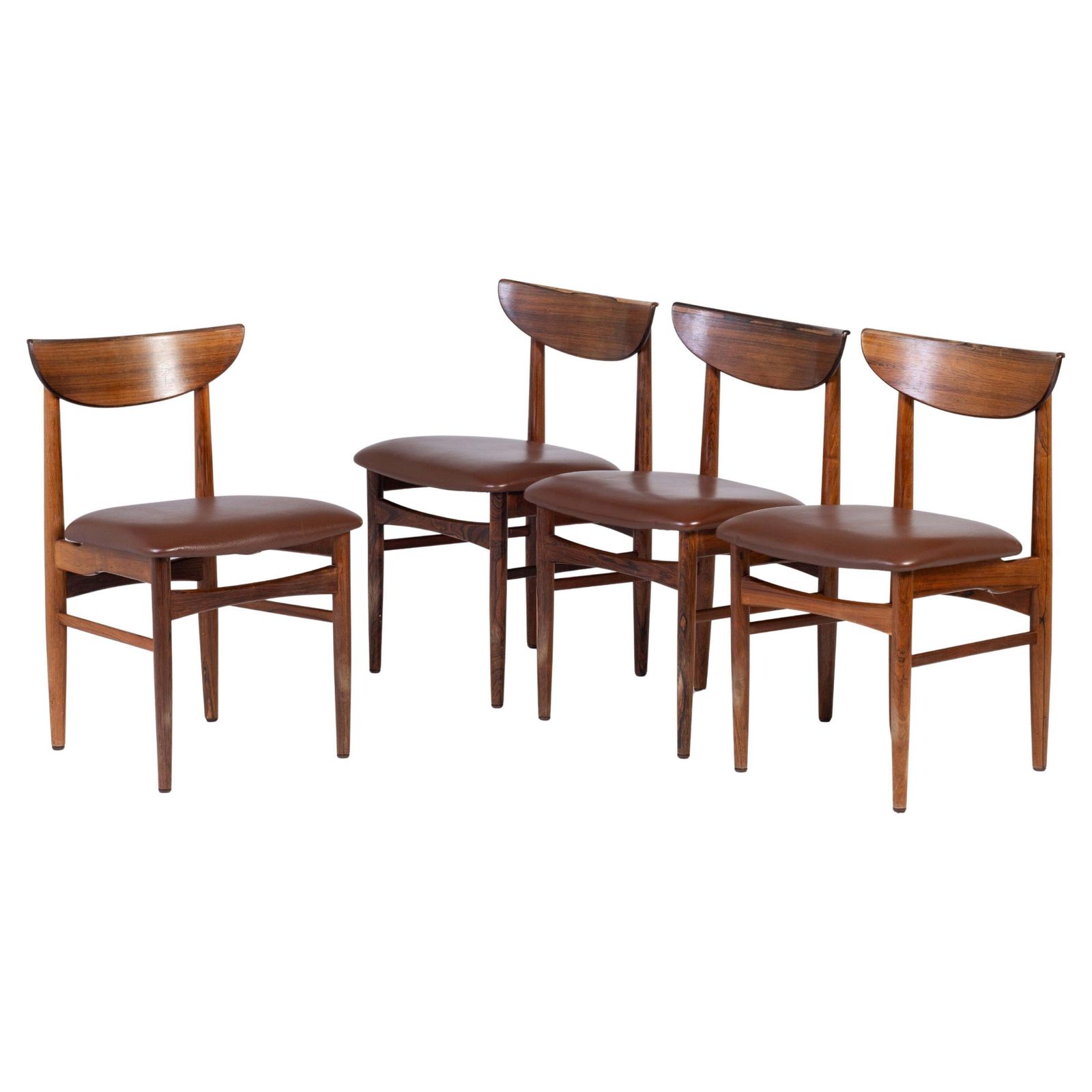 Danish Rosewood Dining Room Set From Skovby, 1960s, Set Of 4