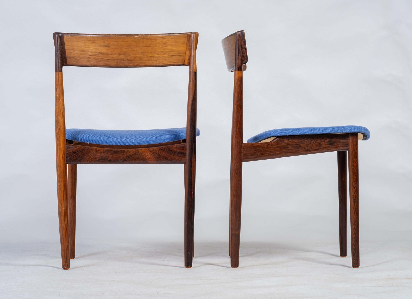 Rozenhouten Eetkamerstoelen Van Henry Rosengren Hansen Voor Brande Møbelindustri, Ca. Jaren 1960 photo vinterior
