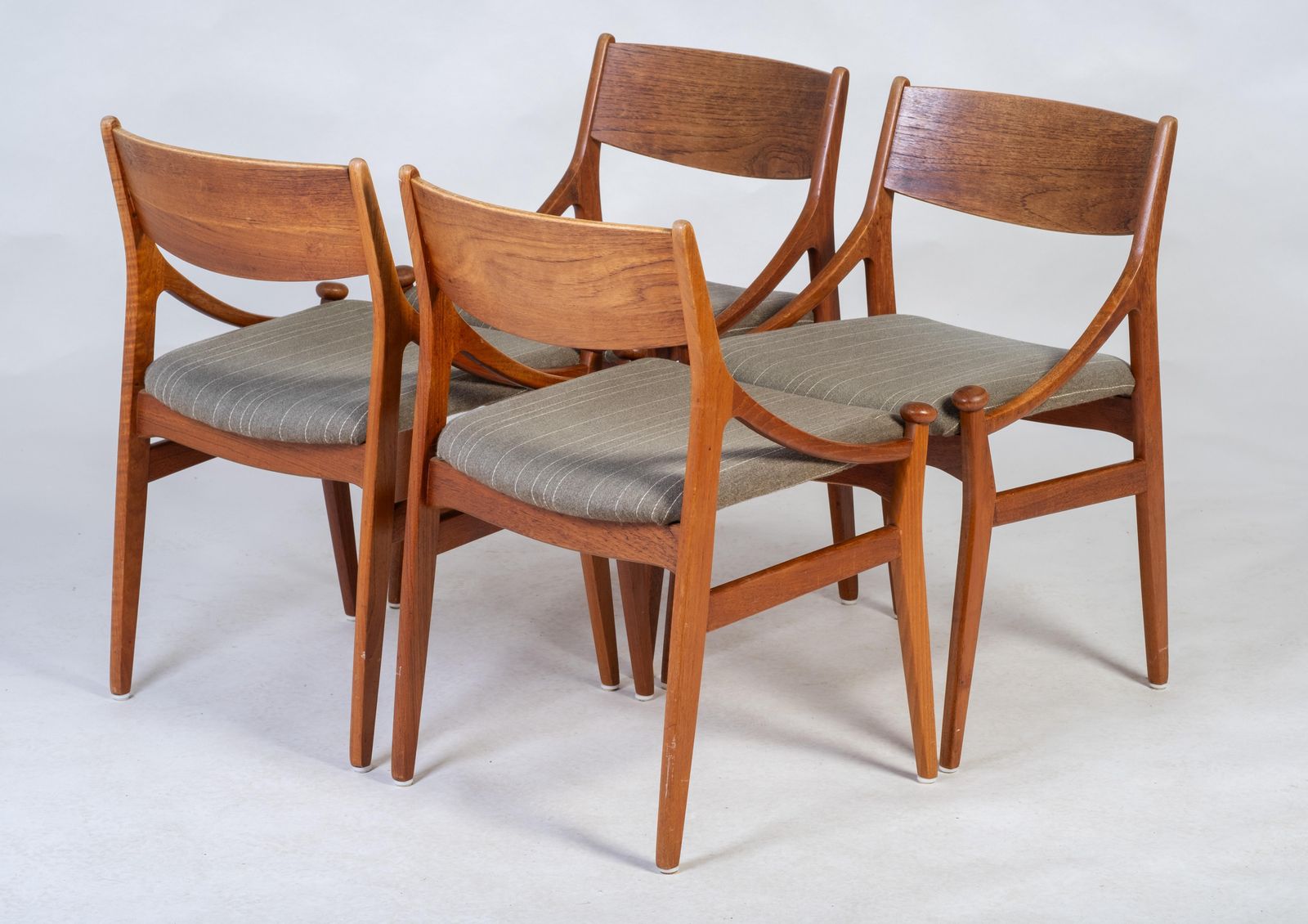 Eetkamerstoelen In Teakhout Van Vestervig Eriksen Voor Brdr. Tromborg, Ca. Jaren 1960, Set Van 4 photo for sale
