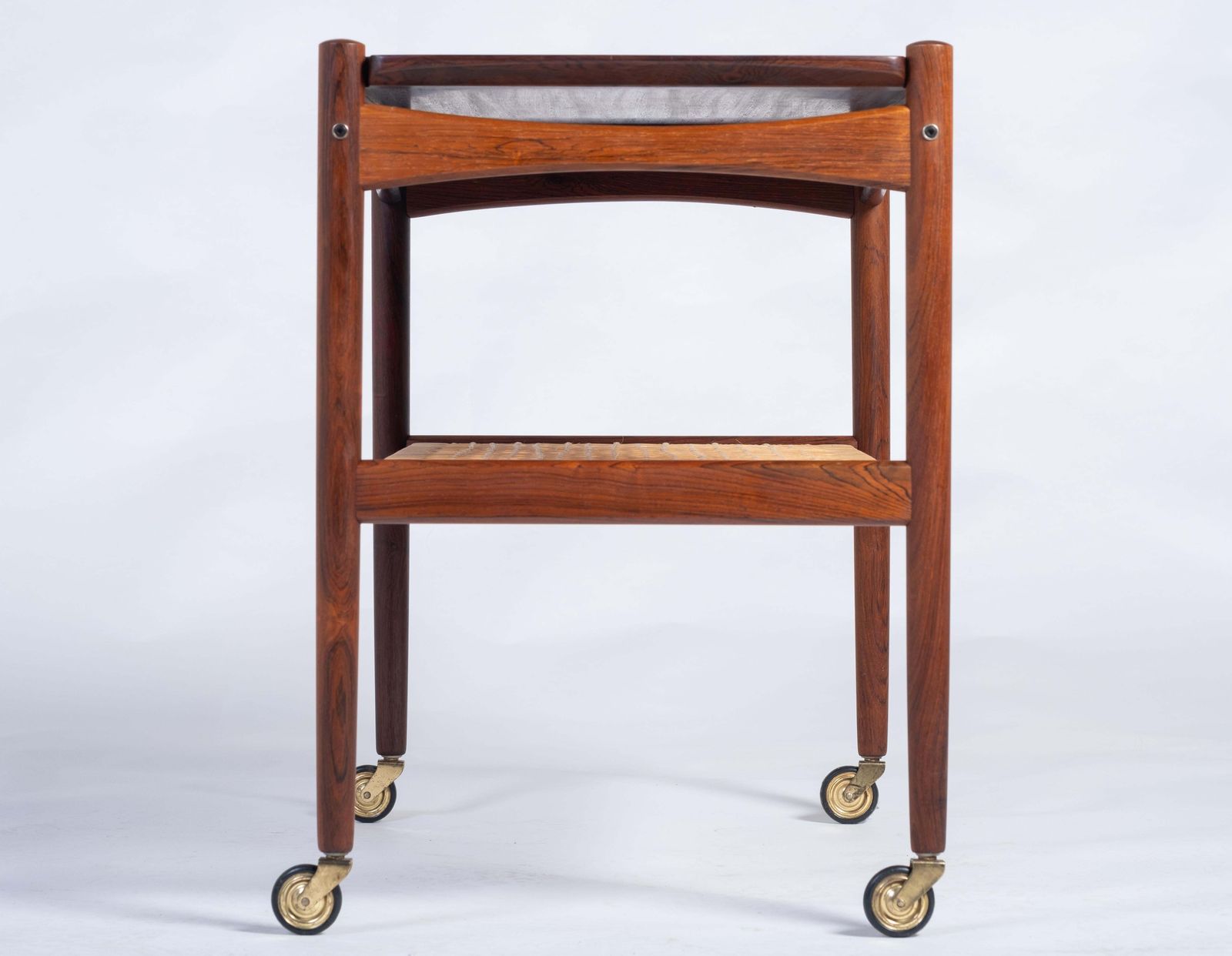 Danish Serving Trolley In Rosewood By Poul Hundevad, 1960s photo vinterior