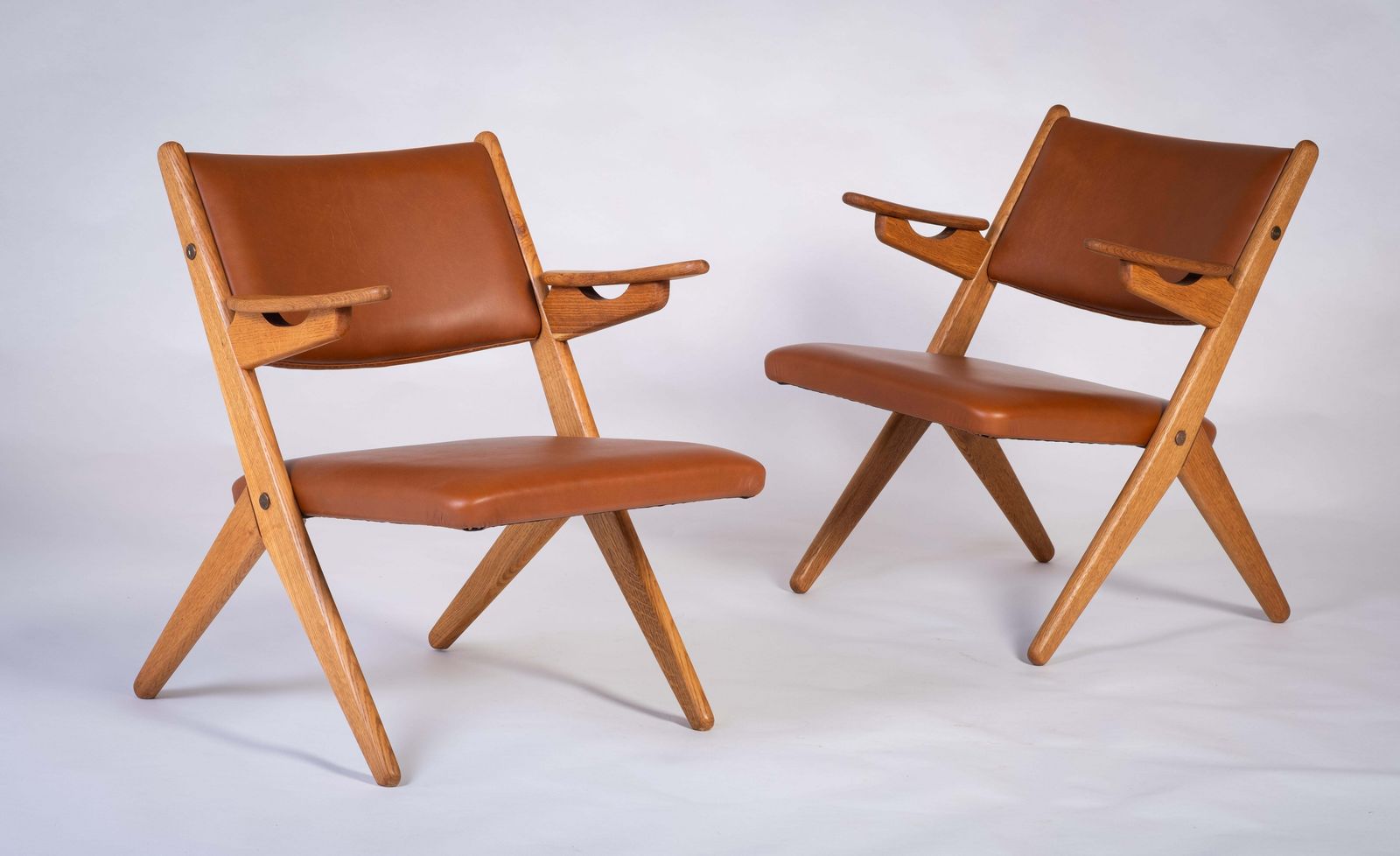 Lounge Chairs By Arne Hovmand Olsen, 1970s, Danish Design photo furniture