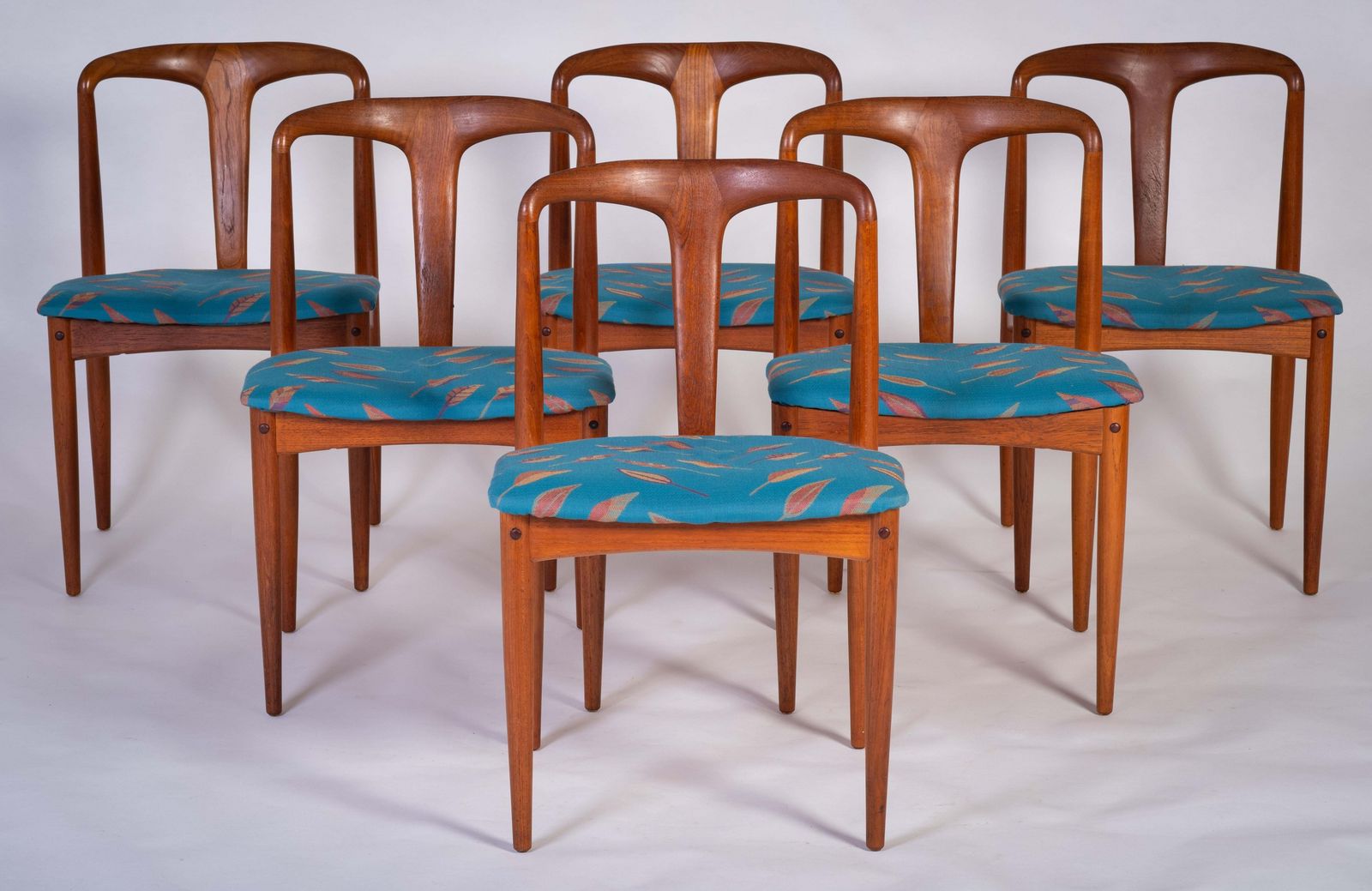 Juliane Chairs By Johannes Andersen Or Uldum Furniture, Denmark, 1960s, Set Of 6 photo for sale
