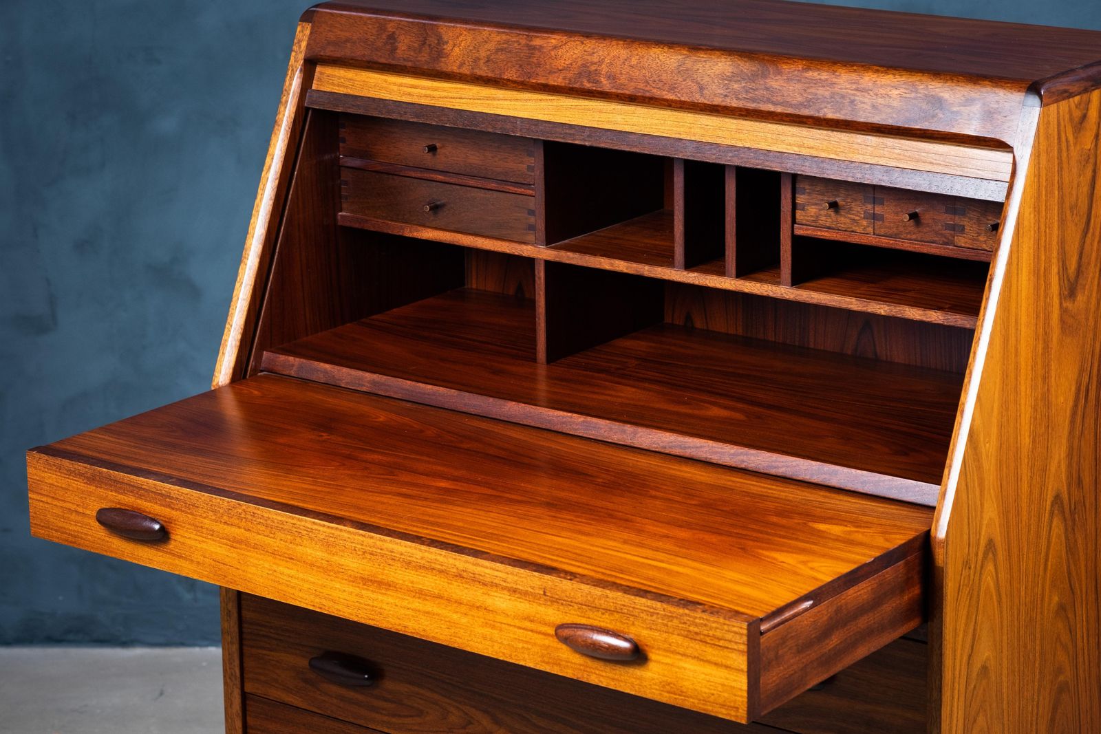 Secretaire In Palissanderhout Van Dyrlund, Denemarken, Jaren 1970 photo buy
