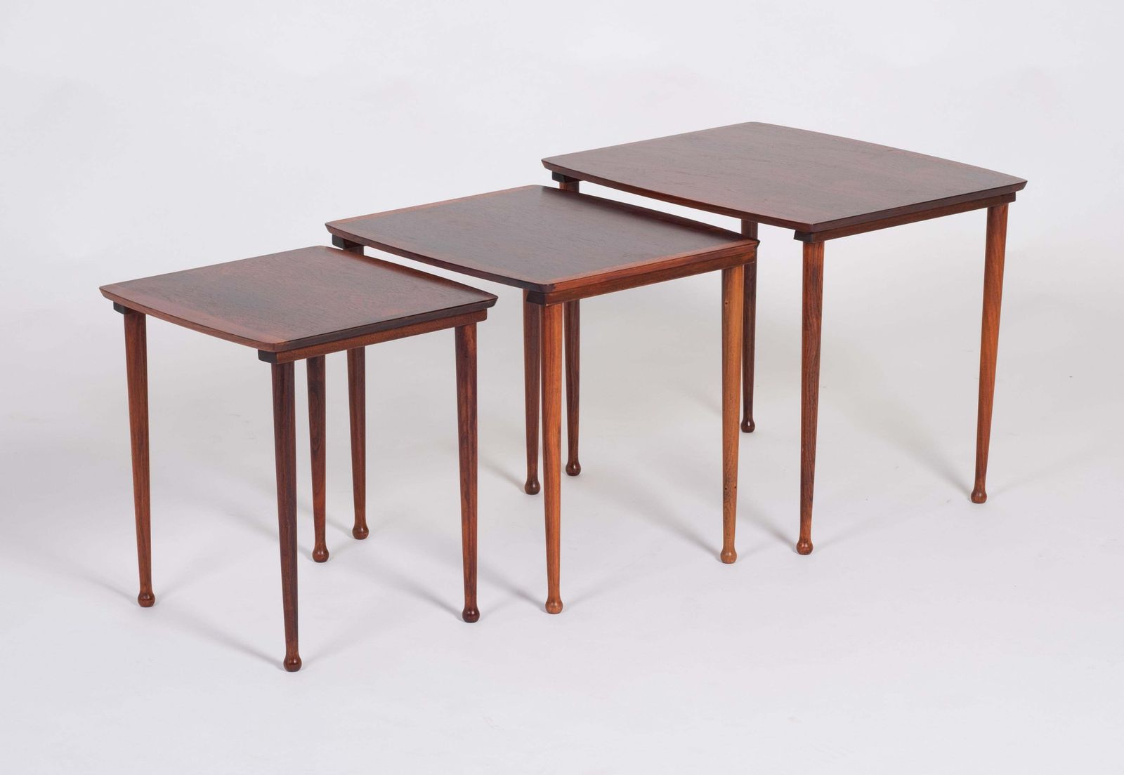 Danish Nesting Tables In Rosewood From Møbel Intarsia, 1960s, Set Of 3 photo furniture