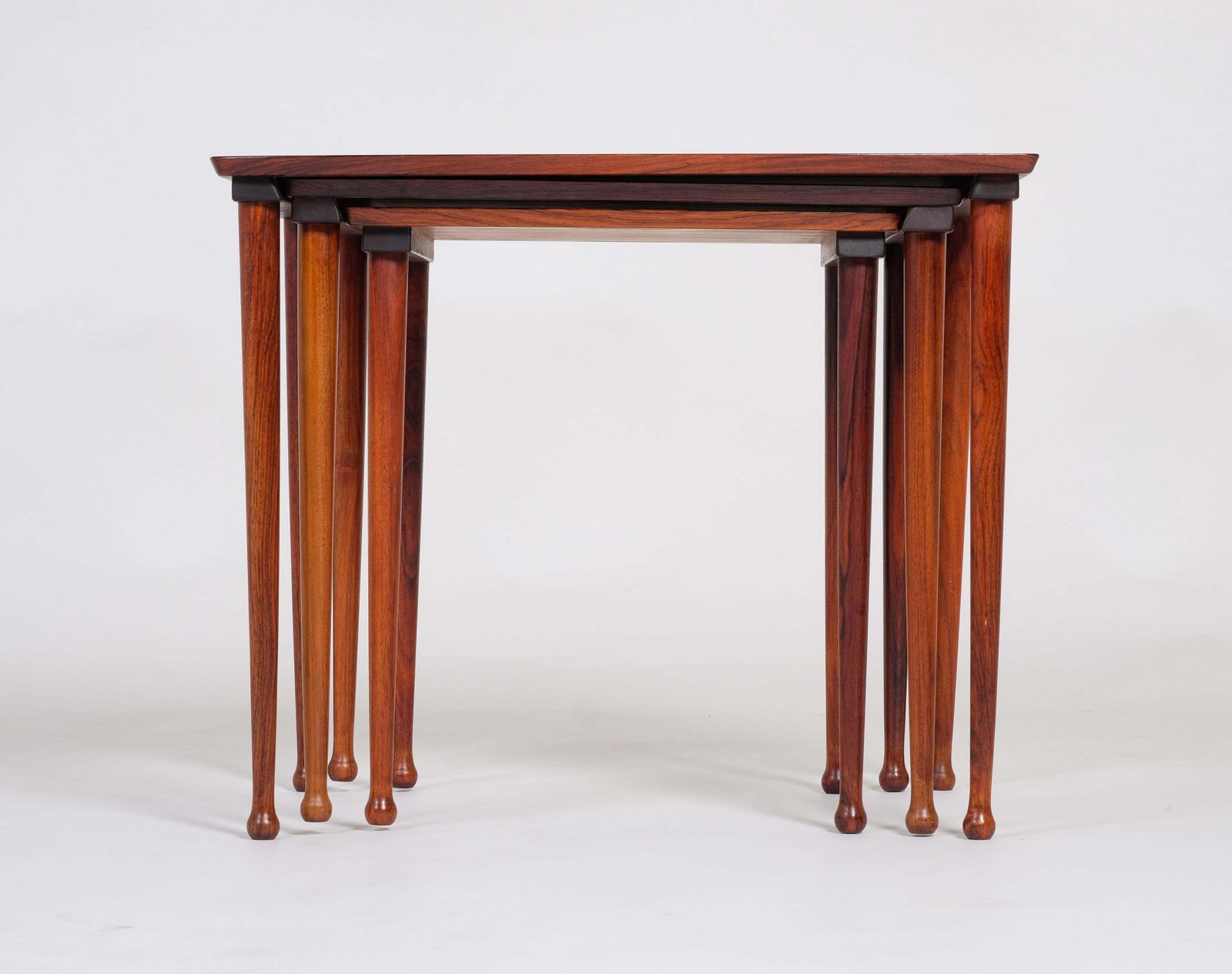 photo furniture Danish Nesting Tables In Rosewood From Møbel Intarsia, 1960s, Set Of 3