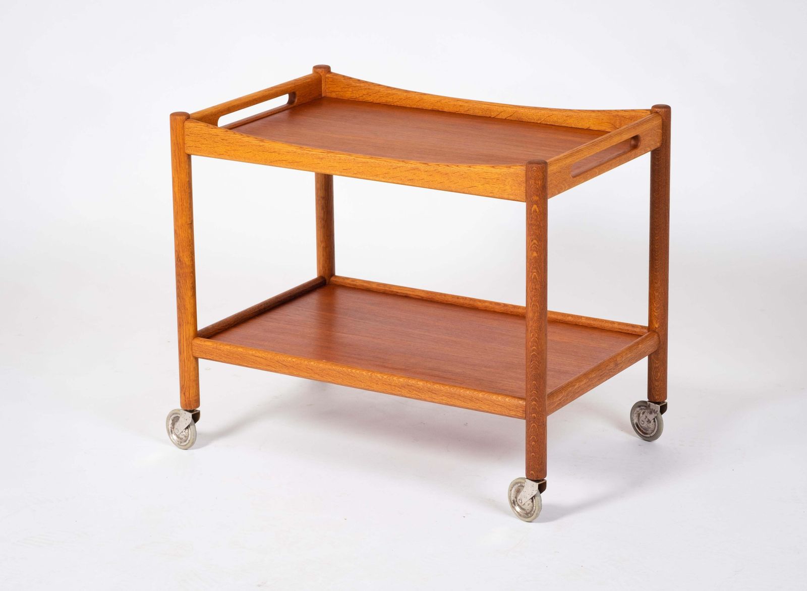Mid Century Danish Bar Cart By Hans J. Wegner For Andreas Tuck, 1950s photo for sale