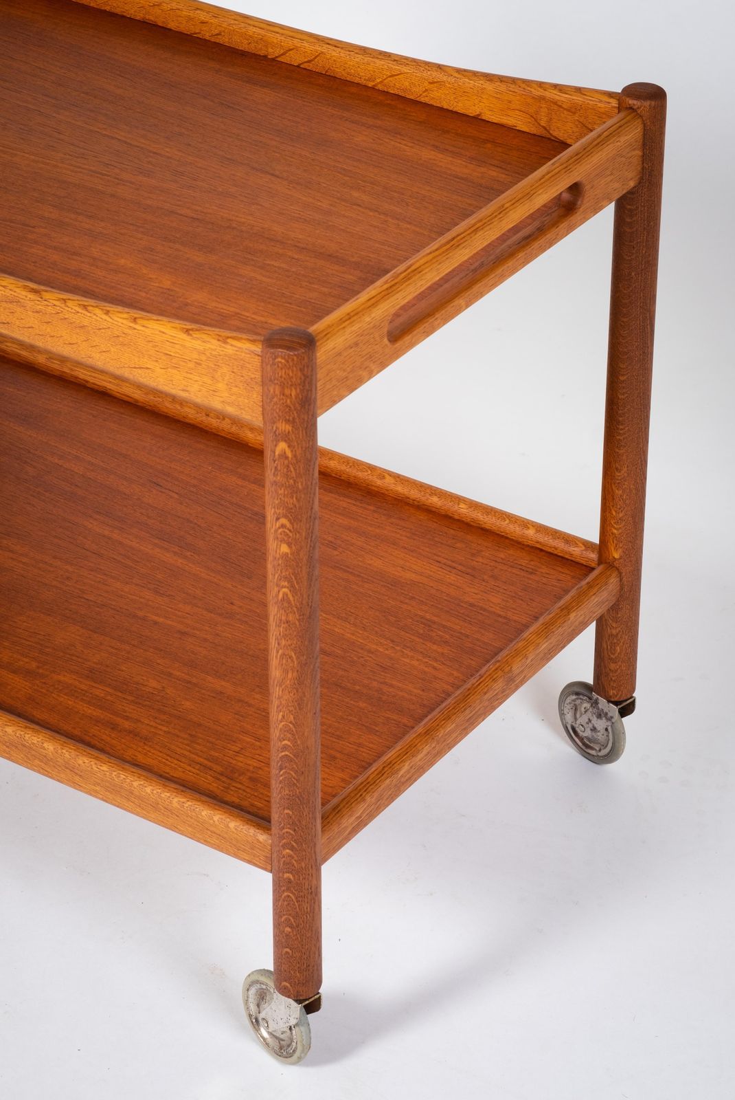 Mid Century Danish Bar Cart By Hans J. Wegner For Andreas Tuck, 1950s photo Furniture
