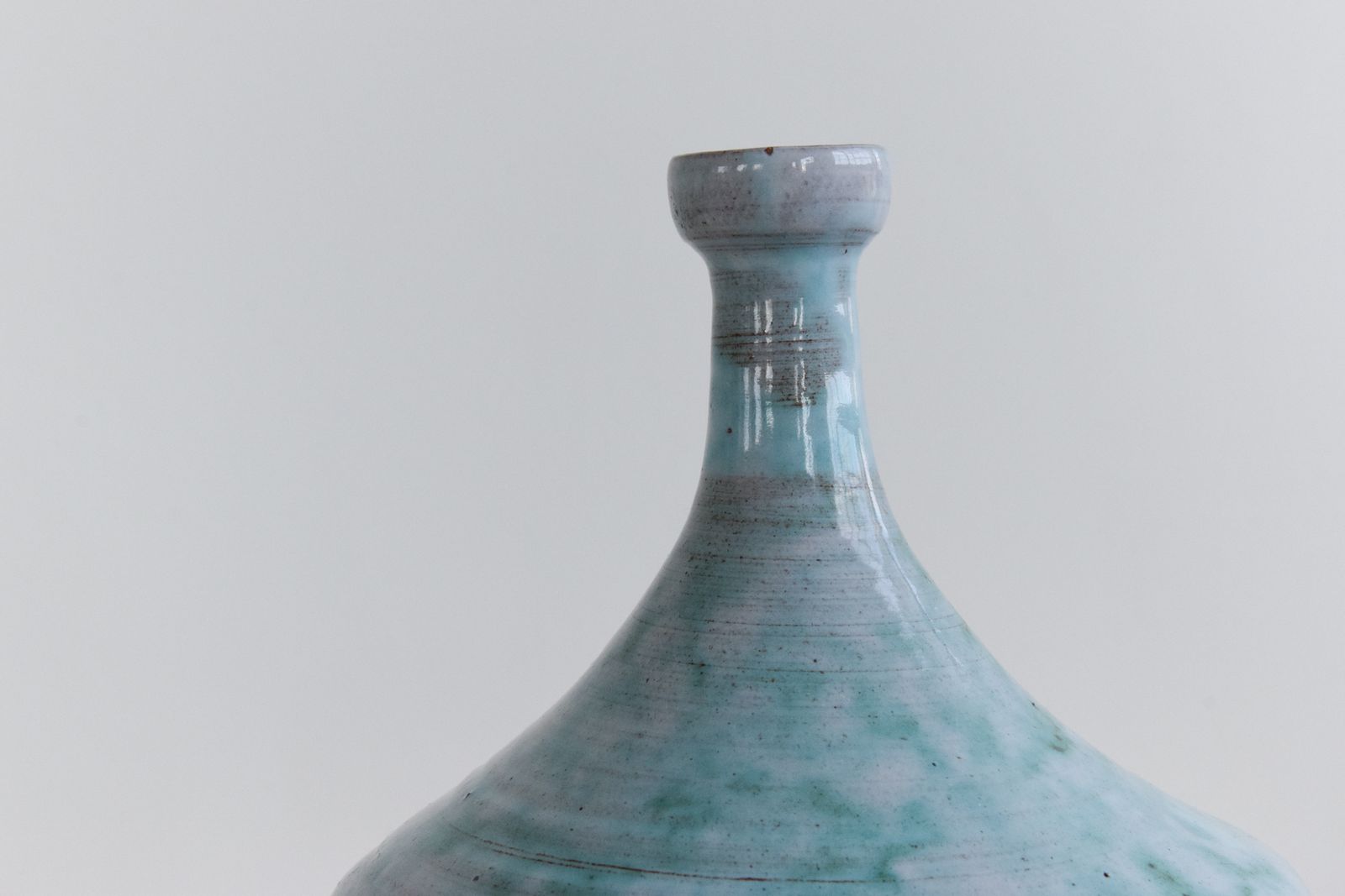 Vintage Studio Pottery Stem Vase By Potter Jean Stanton photo Home Decor
