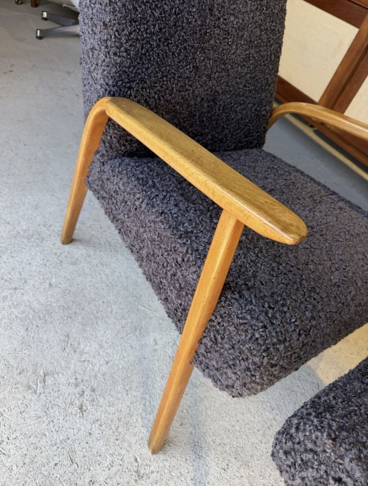 Furniture Danish Armchairs In Mid Century Style, Retro, Vintage photo