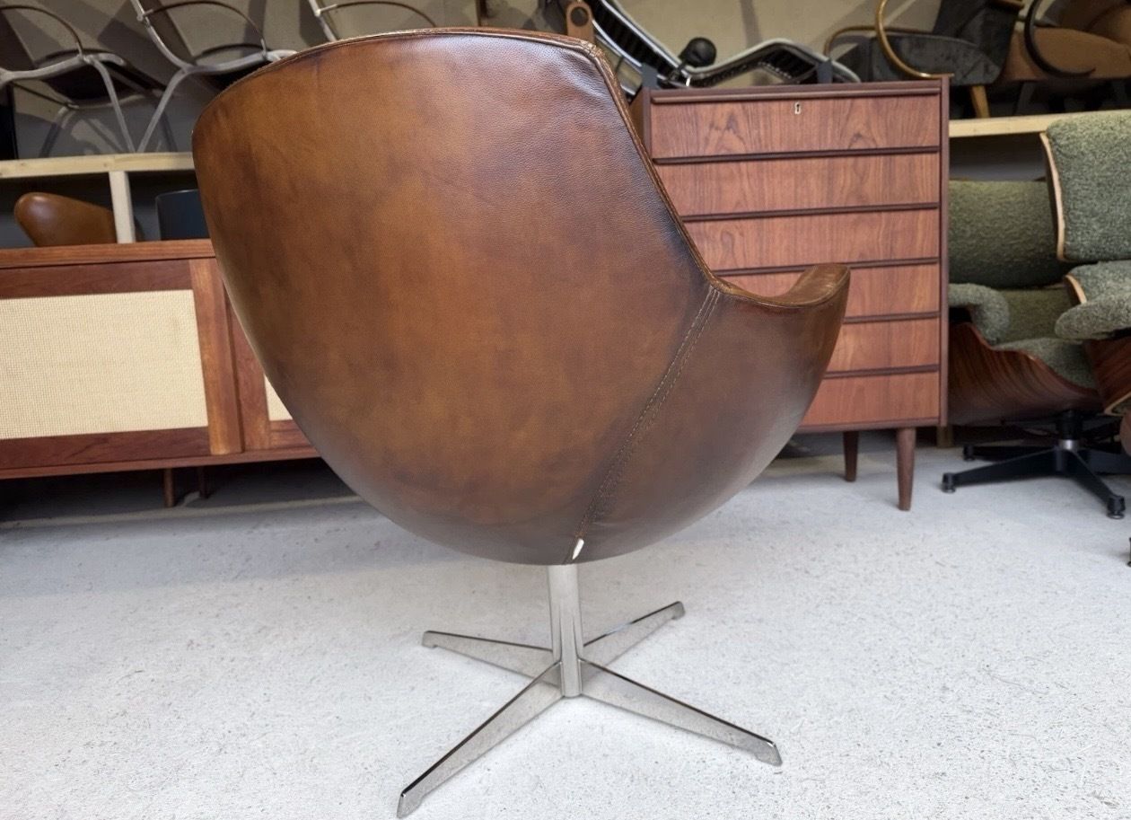 Furniture Mid Century Swivel Lounge Chair By Grassoler Rosetta 1970s Spain photo