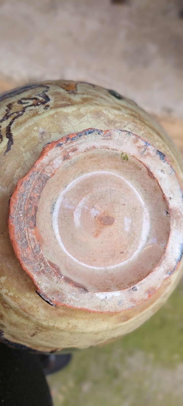 Antica Giara Maiolica Dipinta Smaltata Fez  Marocco XIX Secolo photo buy