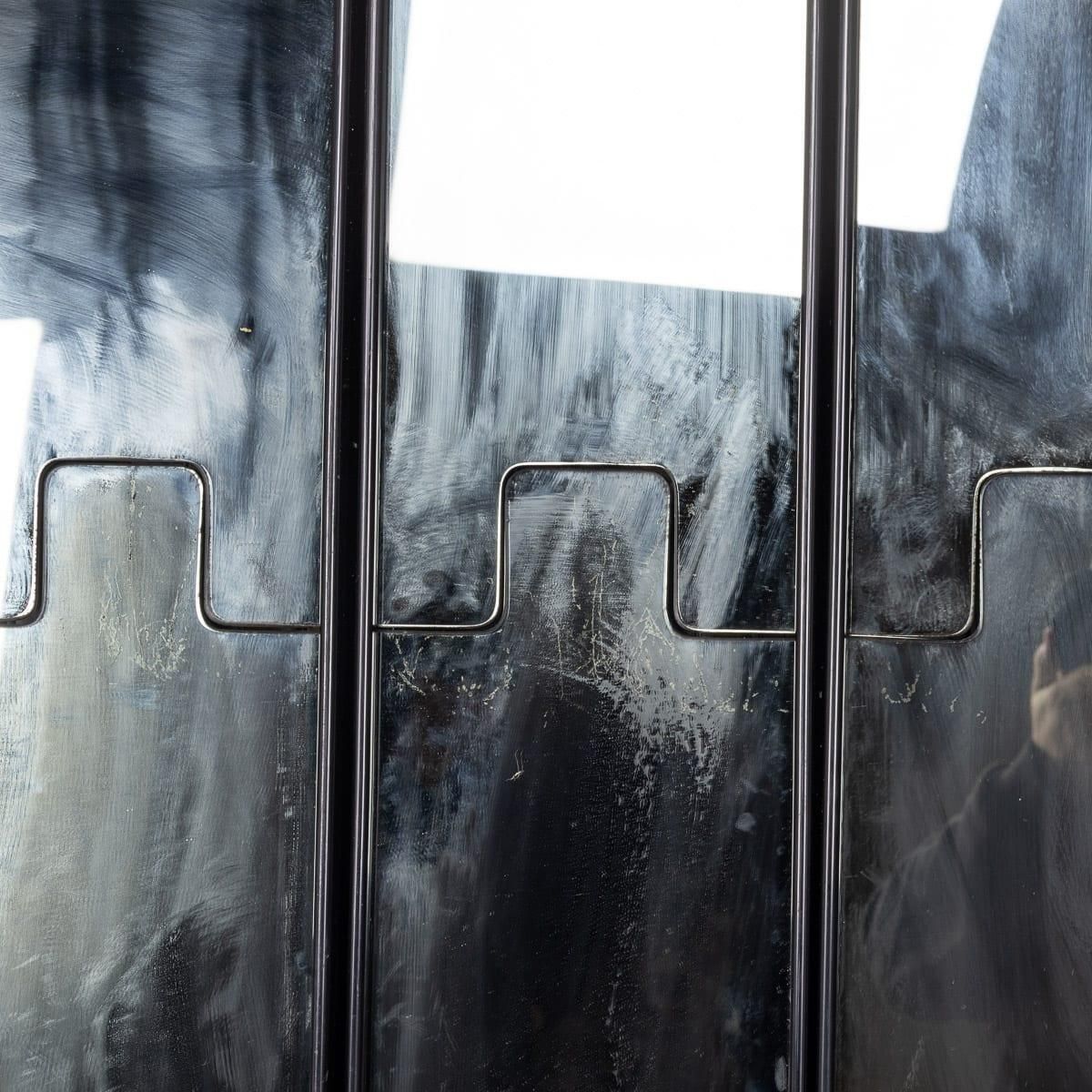 20thc Italian Modular "Gronda" Mirror Coat Rack By Luciano Bertoncini For Elco photo vinterior