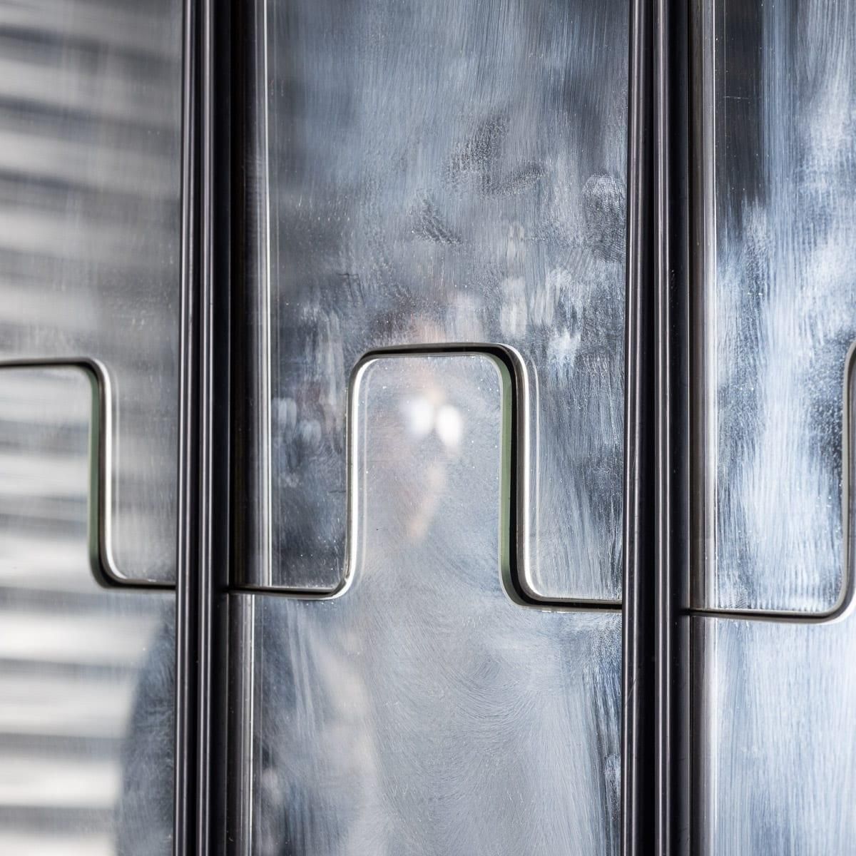 20thc Italian Modular "Gronda" Mirror Coat Rack By Luciano Bertoncini For Elco photo vintage