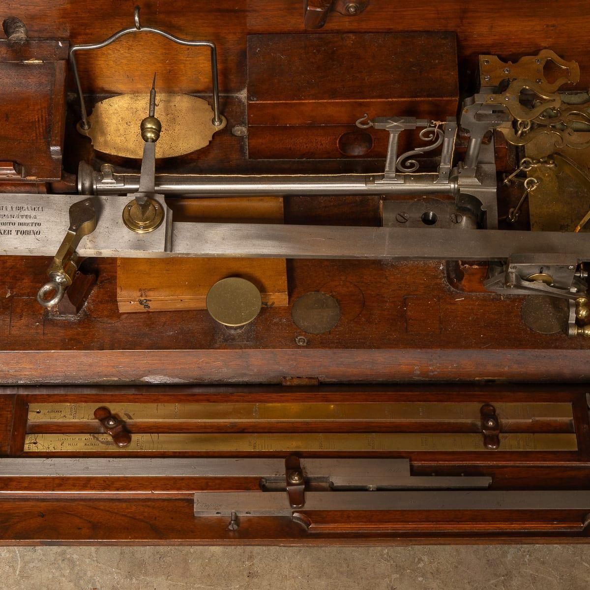 photo buy 19th Century Antique Balance Scales By Decker, White Metal & Brass