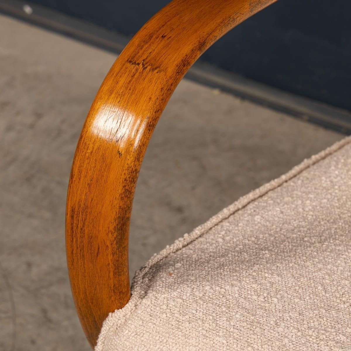 photo buy Vintage 20thc Pair Of Halabala Lounge Chairs, Made In Czechoslovakia C.1930