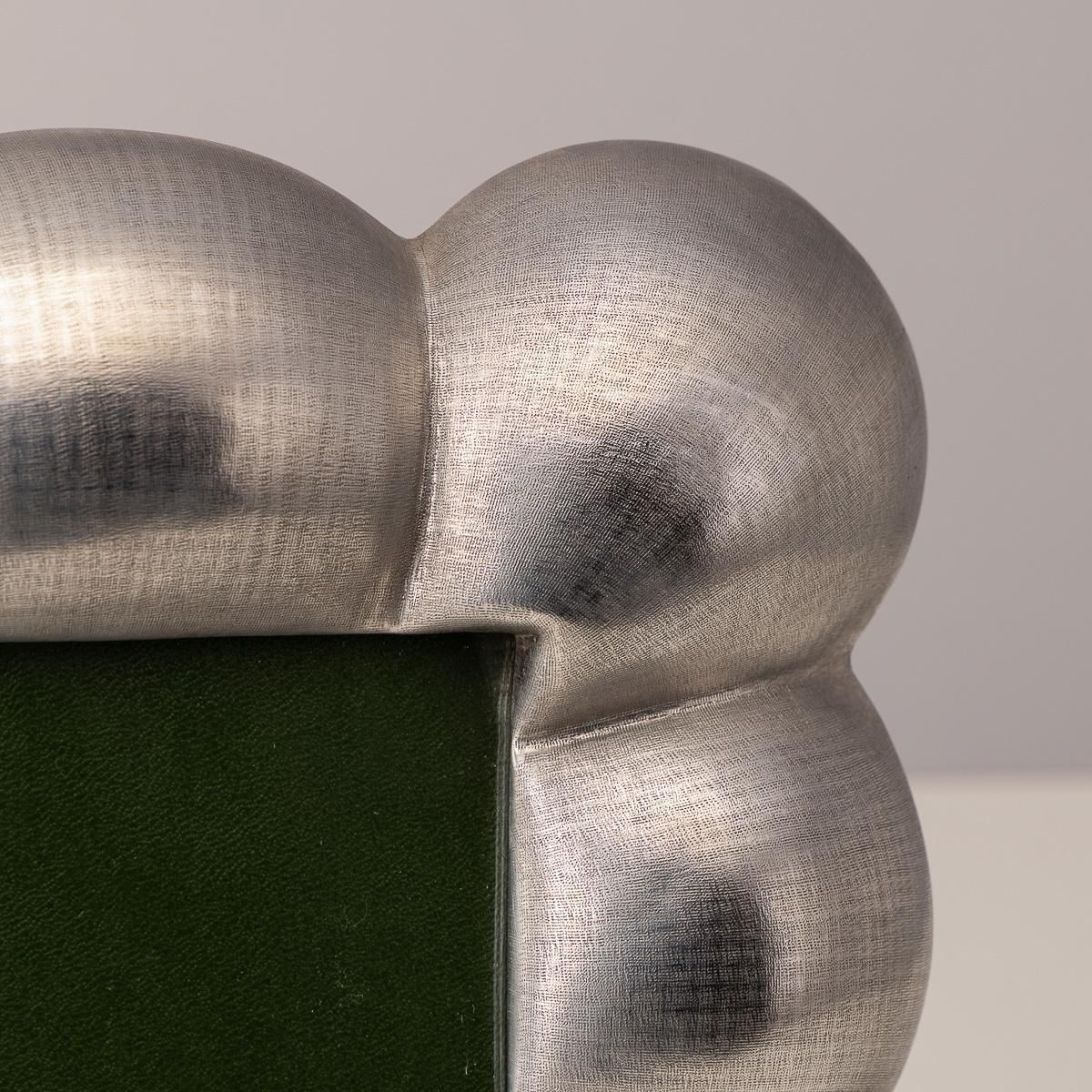 photo furniture Vintage 20th Century Italian Solid Silver 'Bubble' Photograph Frame