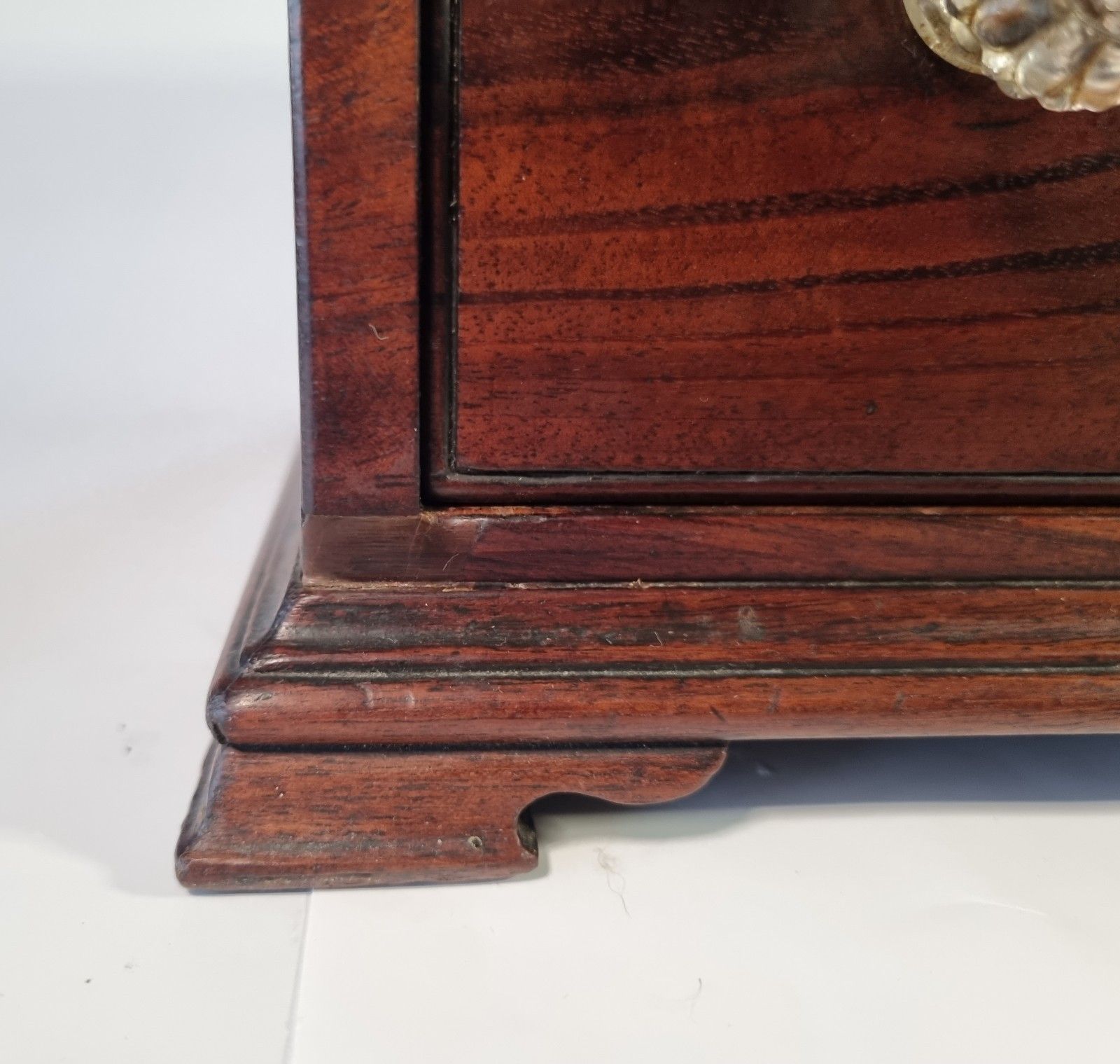 Home Decor Antique Rosewood Table Top Drawers Collectors Jewellery Writing Desk Top Storage photo