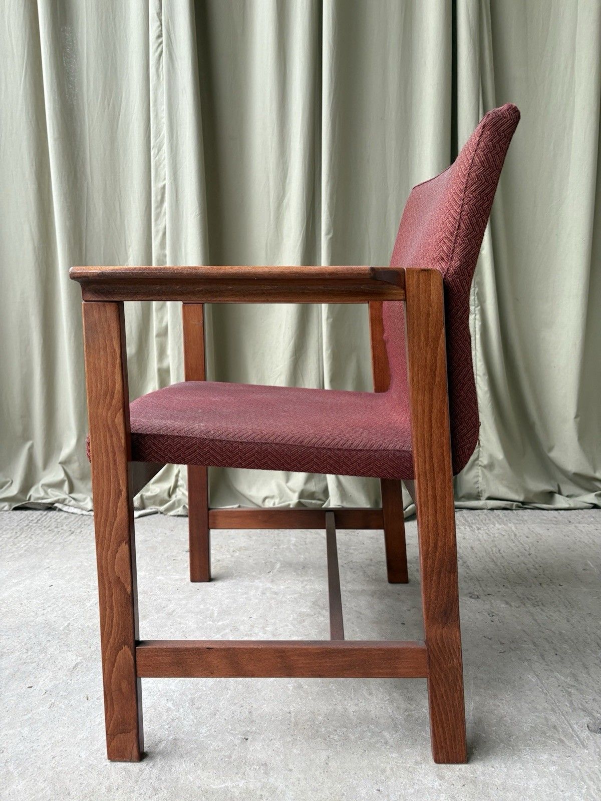 Vtg Late Mid Century Chair Side Armchair  Danish Scandi Retro R1101 photo Furniture