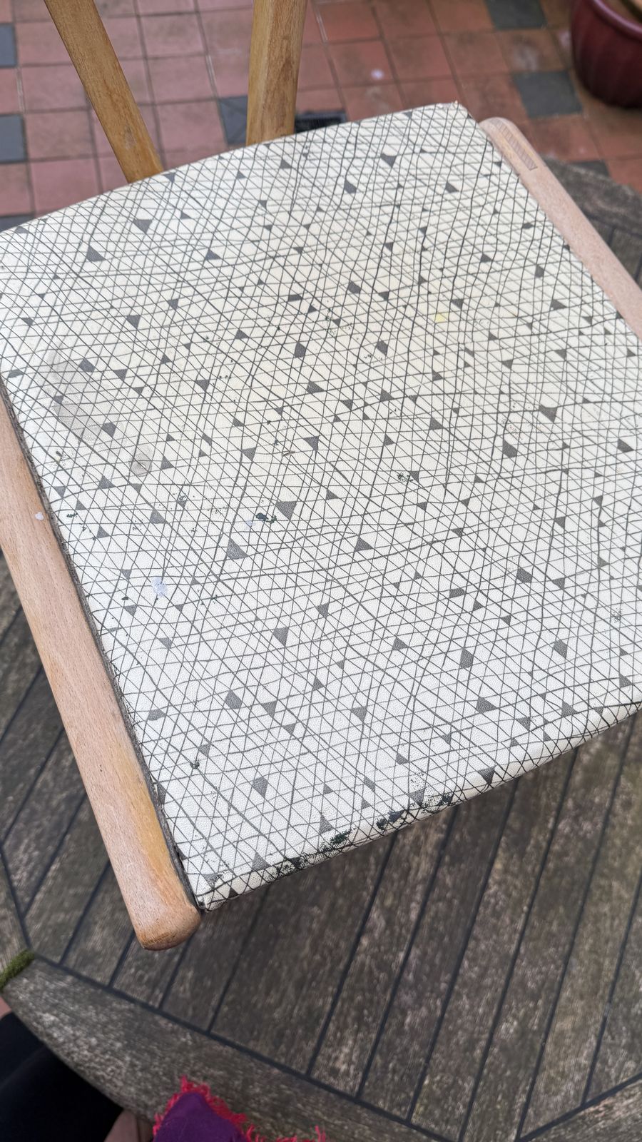 Mid Century Dining Chair By Guilform With Original Seat Cover photo 70.0