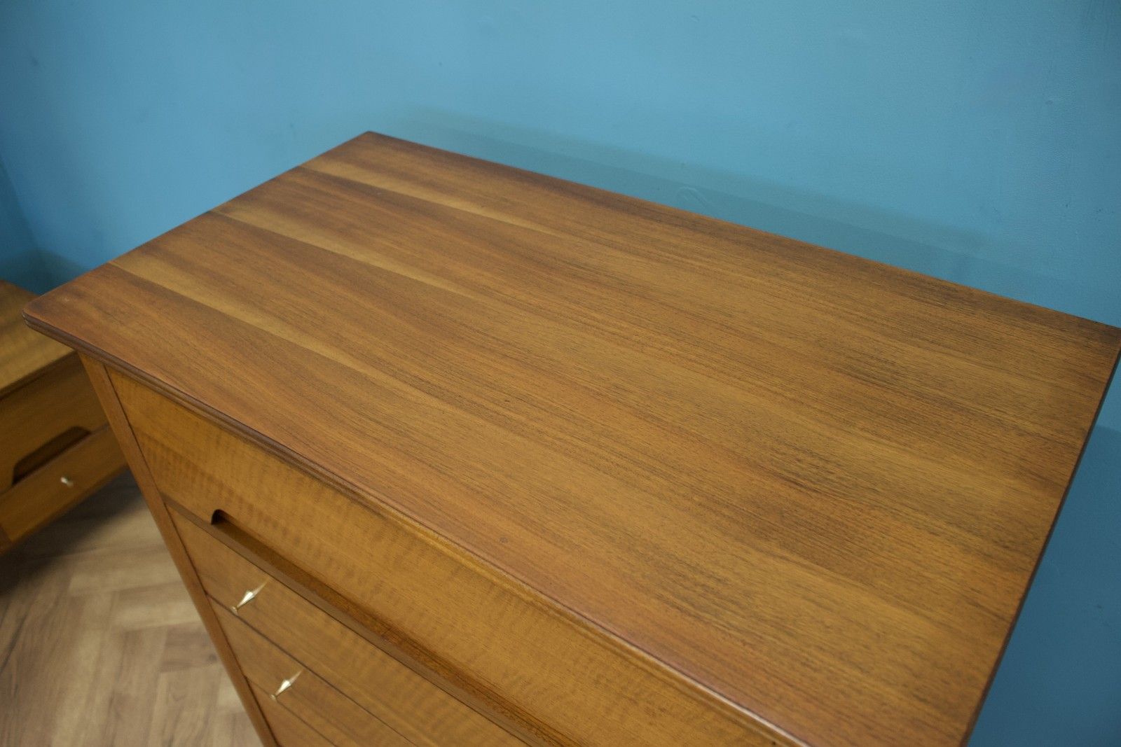 Vintage French Walnut Chest Of Drawers From Younger, 1960s #1709 photo vinterior