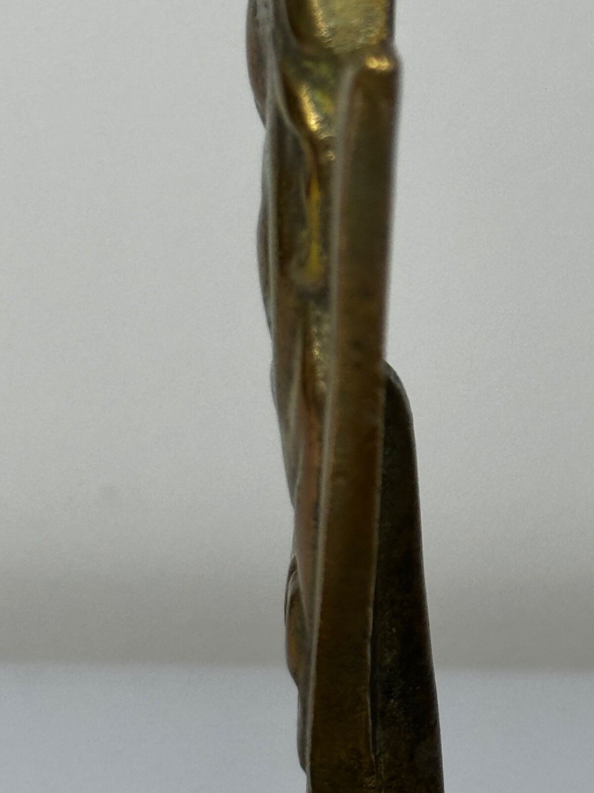 photo buy Historic Ww2 Small Winston Churchill V For Victory Bronze Car Mascot Sculpture