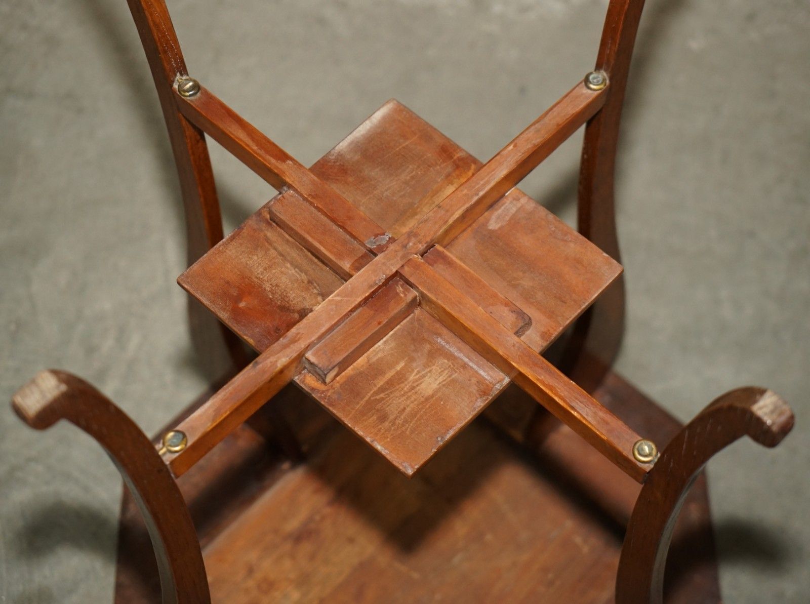 photo buy Pair Of Antique Victorian Parquetry Specimen Sample Wood Inlaid Side End Tables