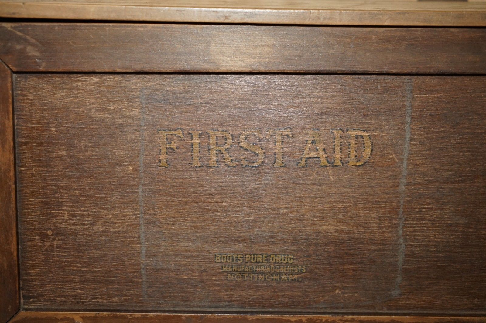 Antique Wwii Circa 1939 Boots First Aid Kit Box For Warehouses And Factories photo Home Decor