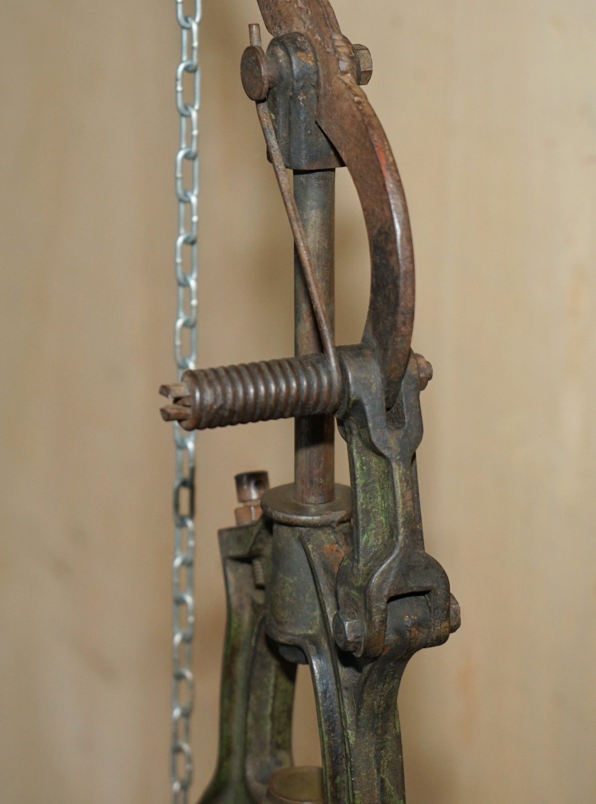 Home Decor Antique Industrial Circa 1900 French Pw Sable Sur Sarthe Stamped Wine Corker photo