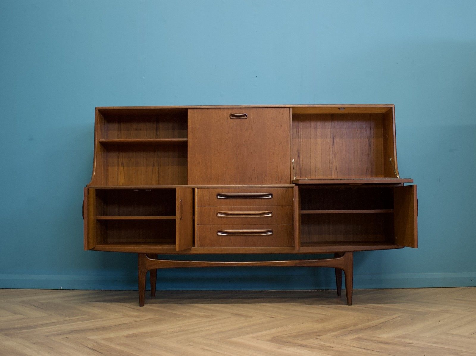 Mid Century Highboard Sideboard From G Plan Fresco, 1960s #1711 photo Furniture