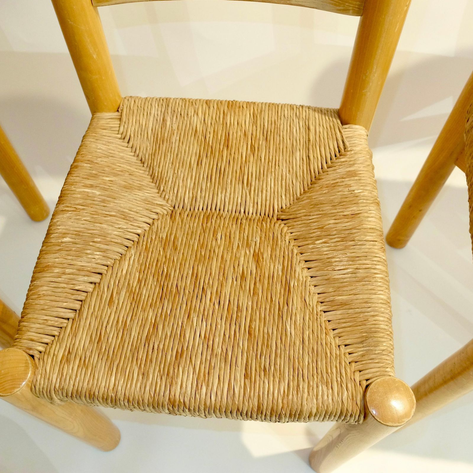 photo for sale Perriand Meribel Dinning Chairs Original Straw Free Shipping Call Me To Discuss
