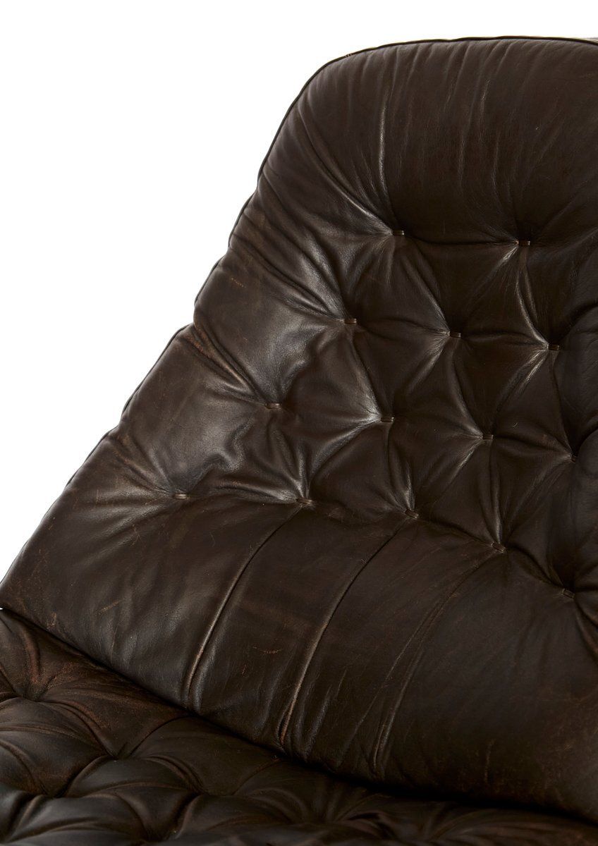 photo furniture Set Of Ms 68 Swivel Lounge Chair And Ottoman From Madsen & Schübell, 1960s