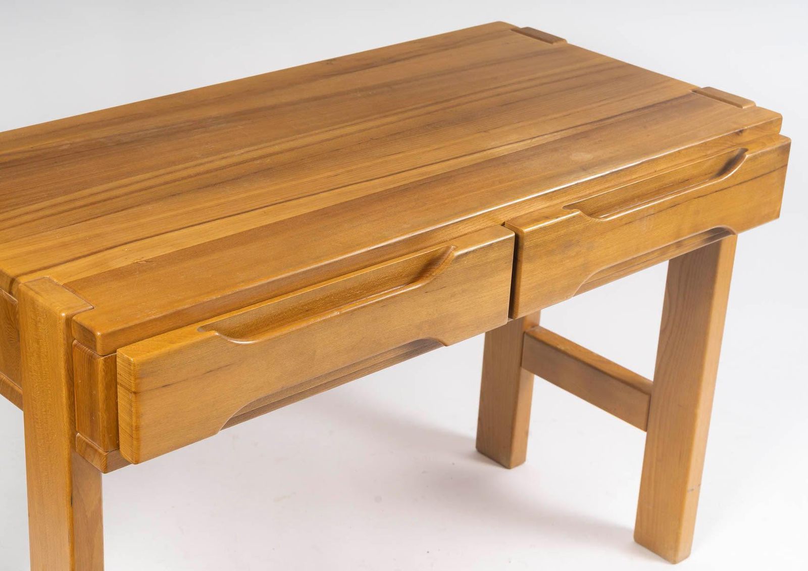 1960s Pine Desk And Chair, Sleek Design. photo 4616.0