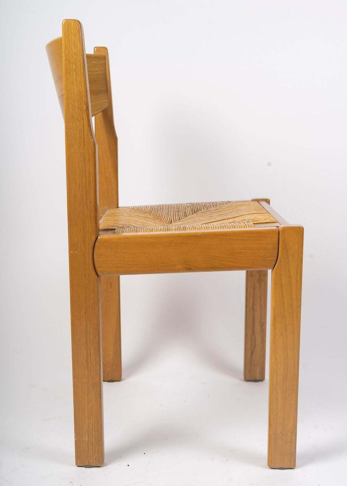 4616.0 1960s Pine Desk And Chair, Sleek Design. photo