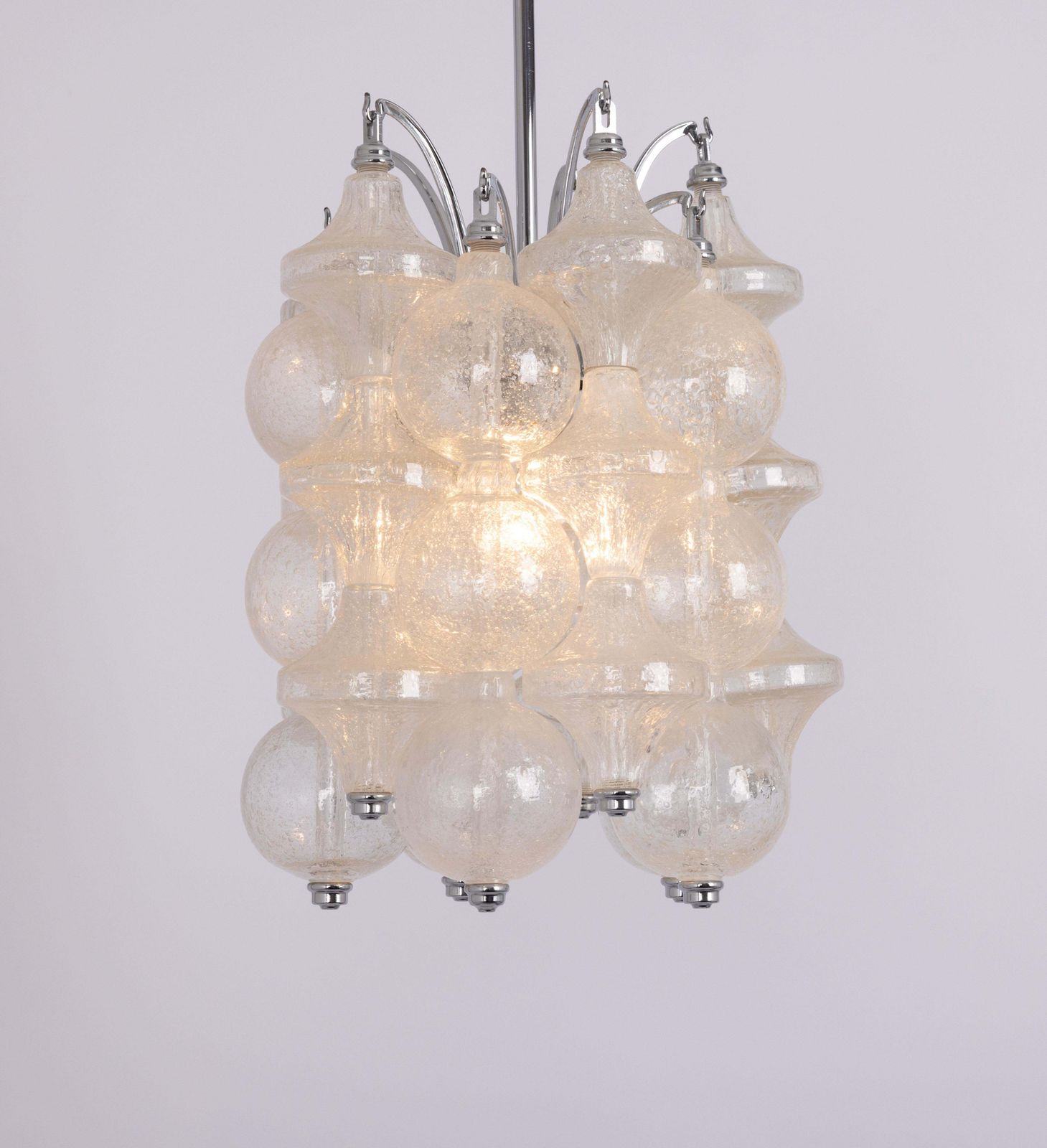 Petite Tulipan Glass Pendant Light By Seguso , Italy , 1960s photo 696.0