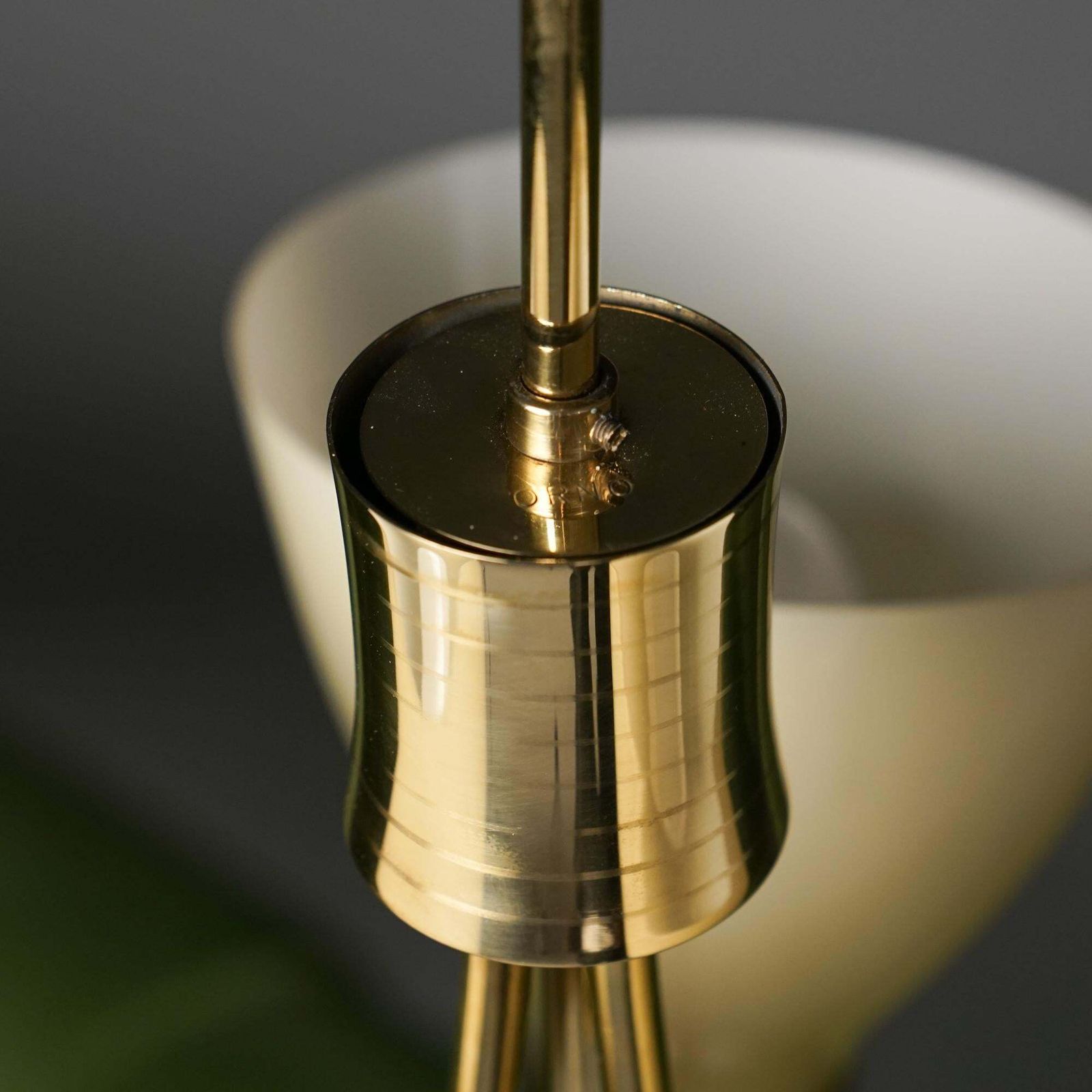 Scandinavian Modern Model 212 3 Pendant, Lisa Johansson Pape, Orno Oy, 1950s photo 4874.0