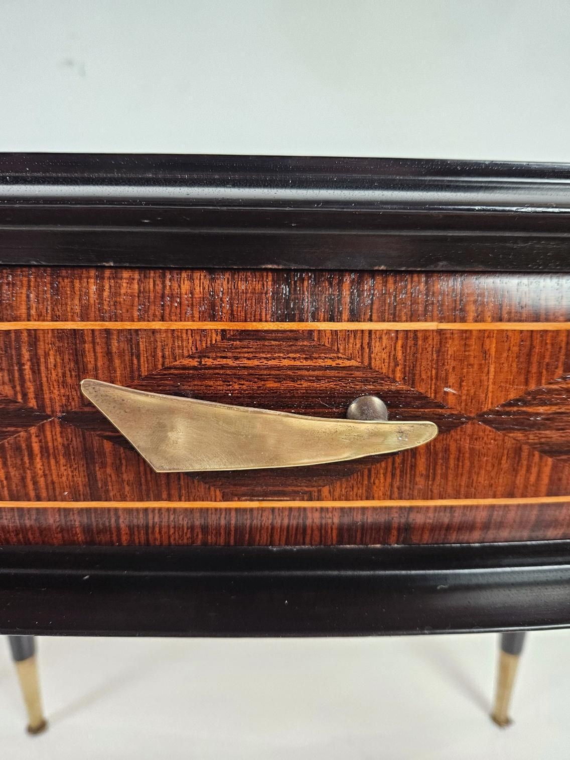 Pair Of Mid Century Italian Nightstands 1950's photo buy