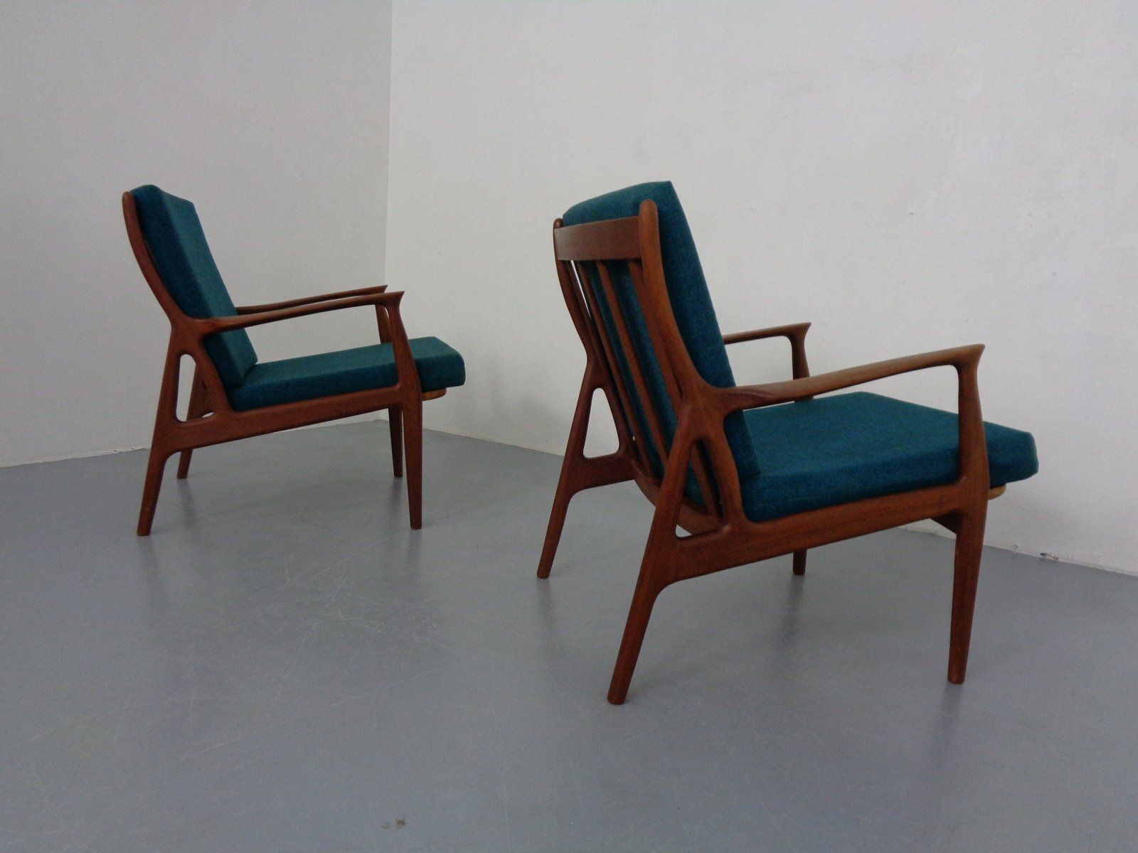 Organic Teak Armchairs, Denmark, 1960s, Set Of 2 photo Furniture