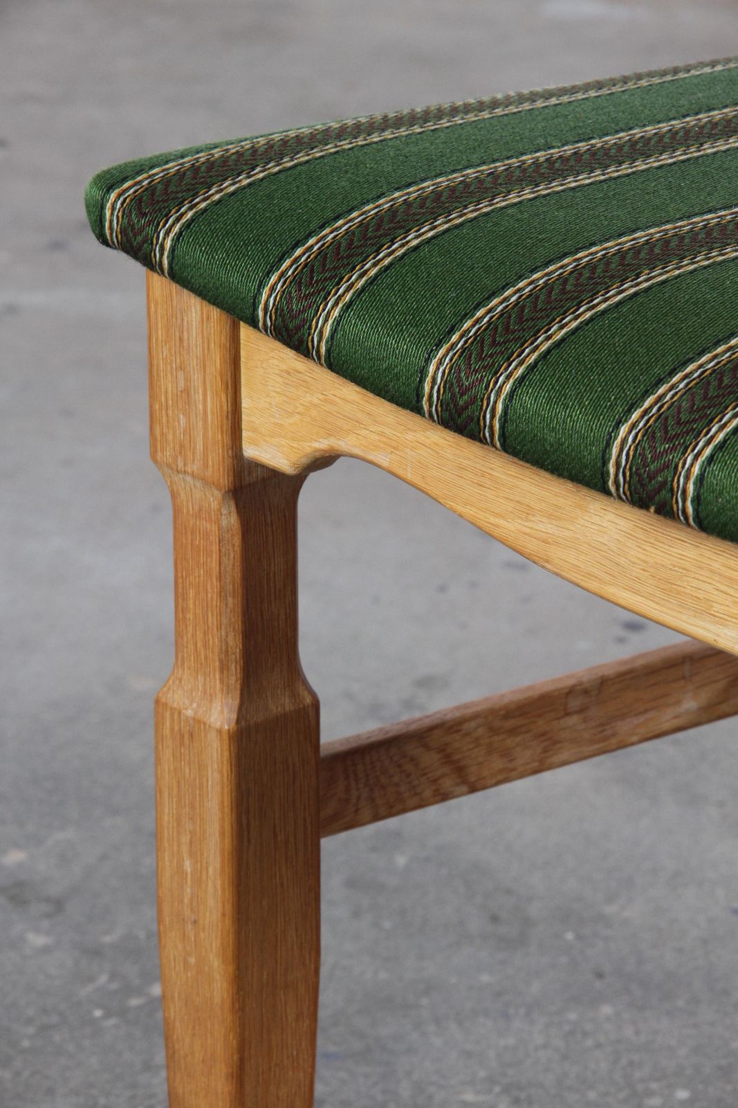Vintage Danish Oak Dining Chairs, Style Of Henning Kjærnulf, 1960s, Set Of 6 photo Furniture
