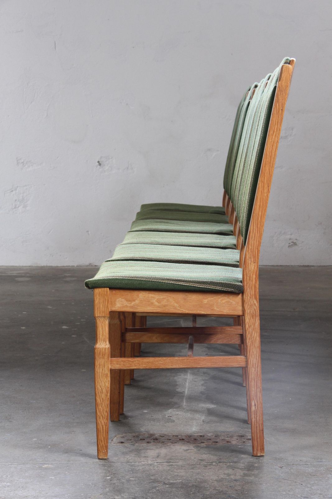 photo furniture Vintage Danish Oak Dining Chairs, Style Of Henning Kjærnulf, 1960s, Set Of 6