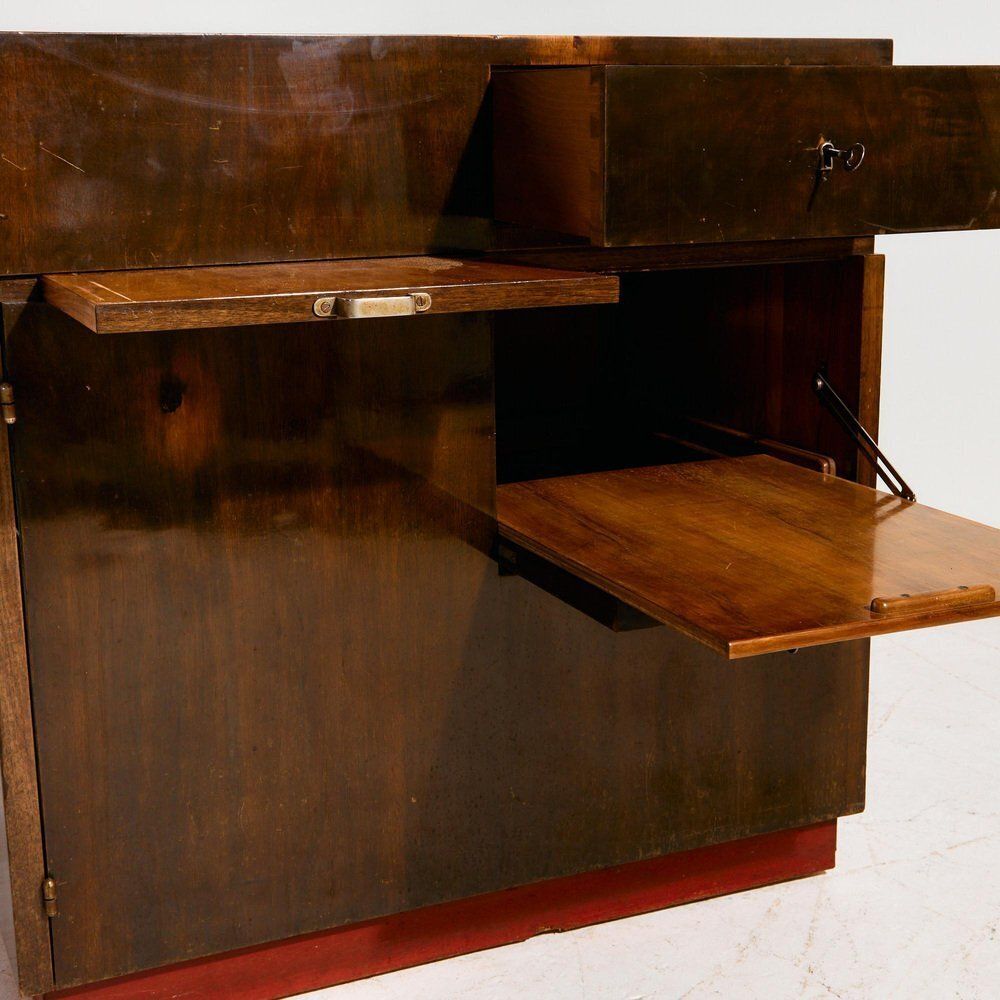 Art Deco Desk And Armchair, 1940s, Set Of 2 photo vintage